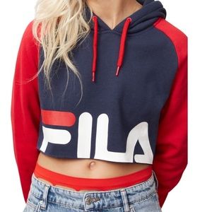 Fila cropped sweater NWT